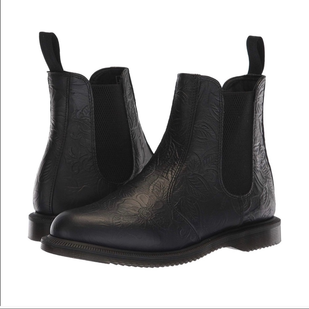 Dr. Martens Kensington Flora Embossed Boots